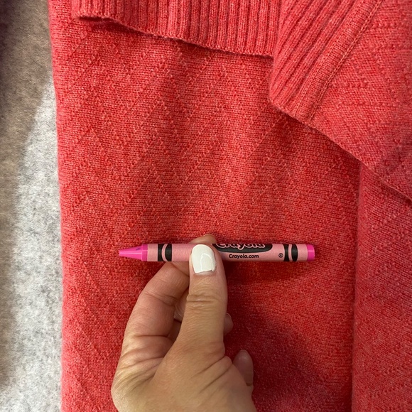 Nordstrom Signature Womens S Pink 100% Cashmere Open Front Cardigan Sweater - Picture 4 of 16